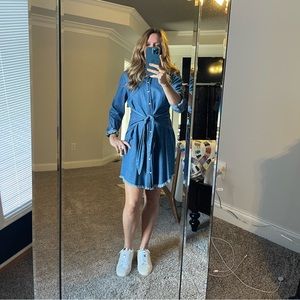 Velvet Heart NWOT tencel denim dress, size M 6/8
